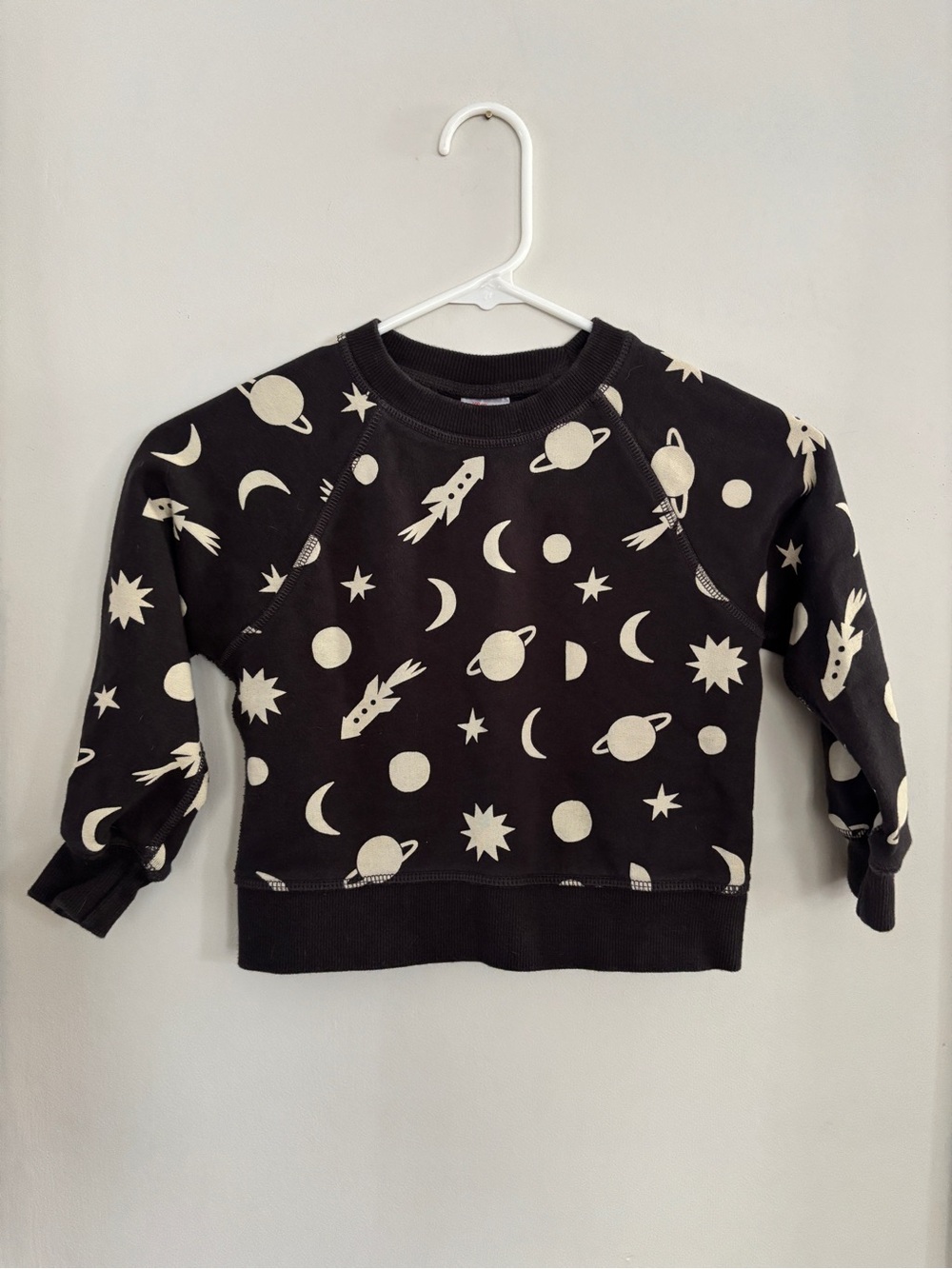 Hanna Andersson Celestial Space Crewneck Sweatshirt Size 4